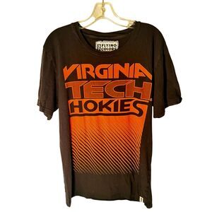 Rare Design Virginia Tech Hokies Flying Colors Sz M Black /Orange Abstract Lines